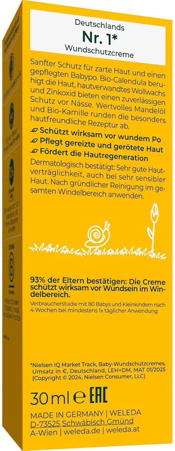 image:imageWELEDA Baby Calendula Wundschutzcreme 75ml parfmfrei Bio Windelcreme30 ml Packung mit 2
