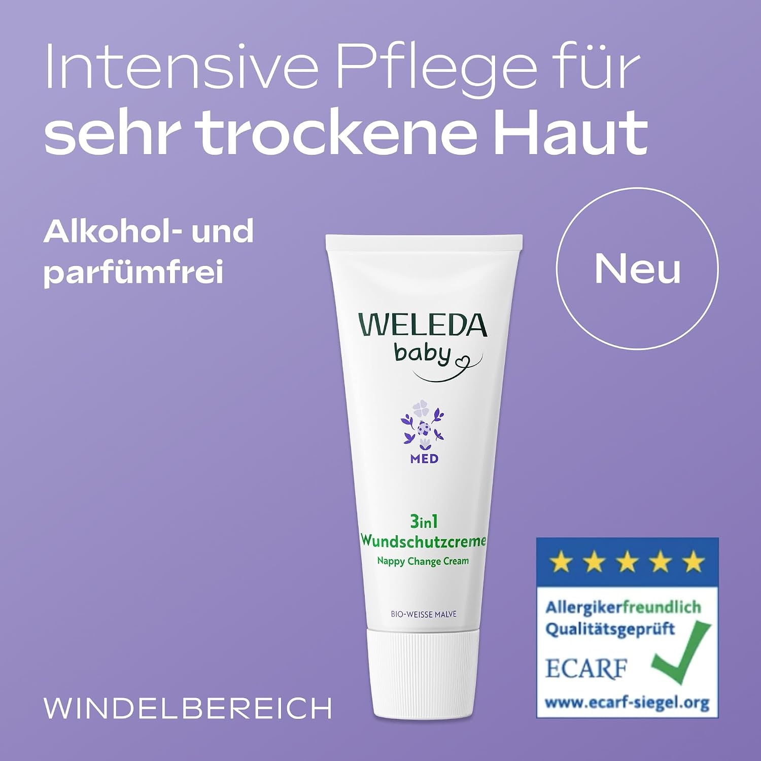 image:imageWELEDA Baby Calendula Wundschutzcreme 75ml parfmfrei Bio Windelcreme50 ml