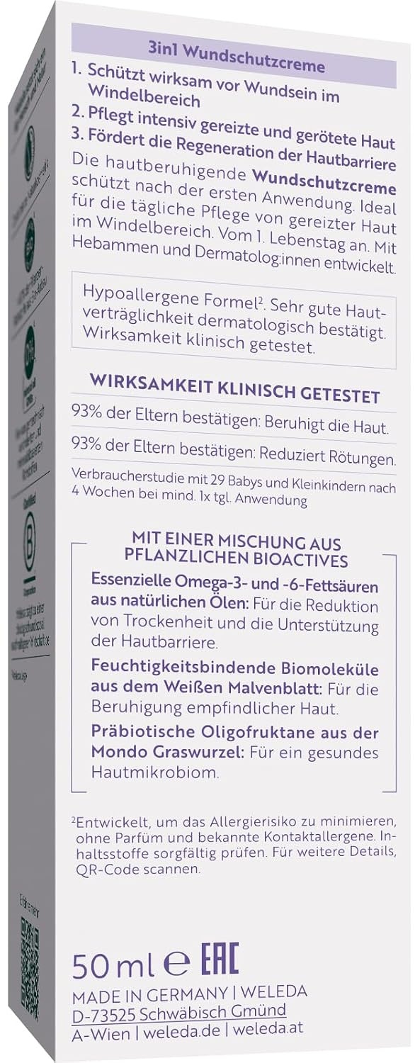 image:imageWELEDA Baby Calendula Wundschutzcreme 75ml parfmfrei Bio Windelcreme50 ml Packung mit 2