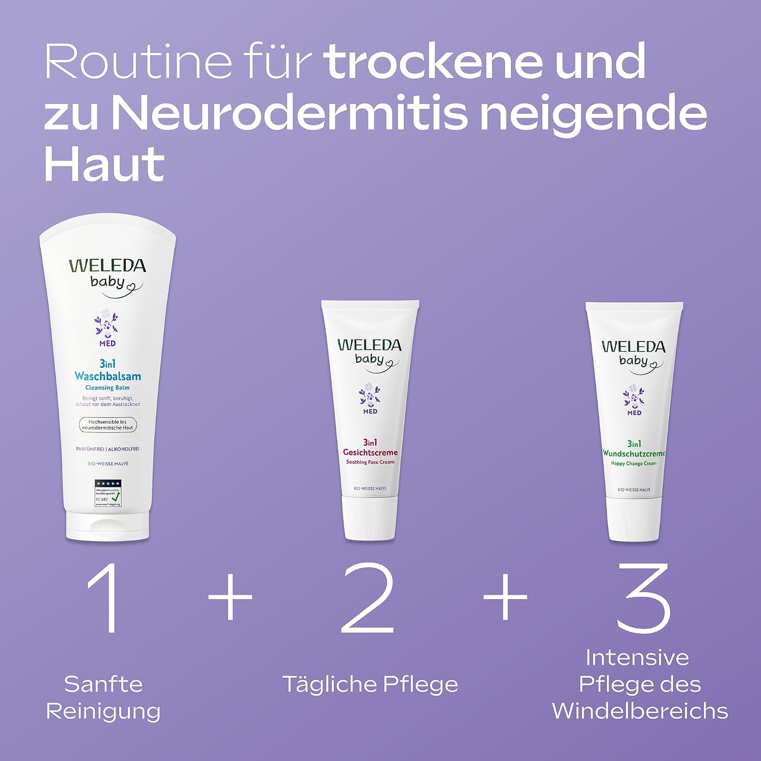 image:imageWELEDA Baby Calendula Wundschutzcreme 75ml parfmfrei Bio Windelcreme50 ml Packung mit 2