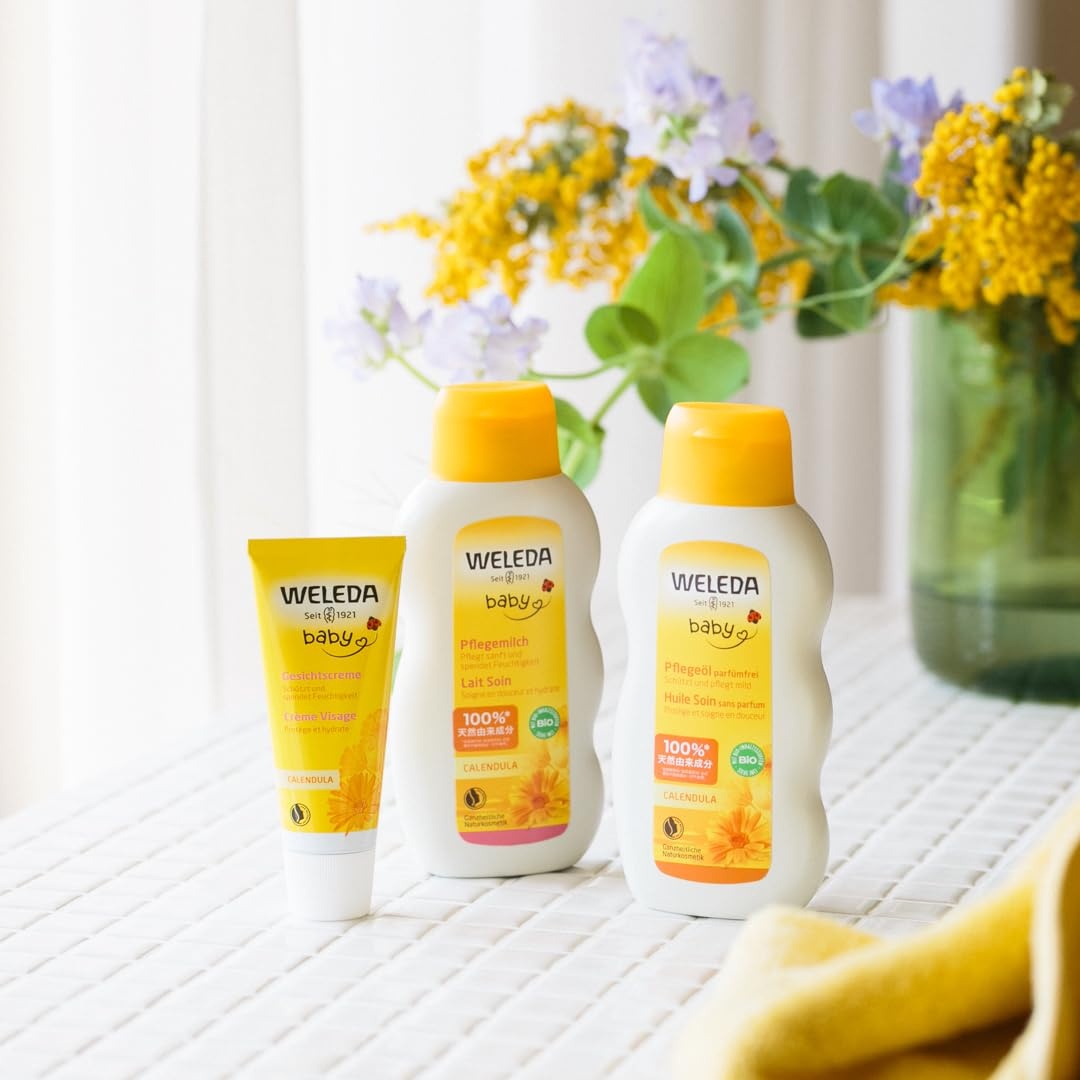 image:imageWELEDA Bio Baby Calendula Pflegecreme Krper amp Gesicht 30ml Naturkosmetik Gesichtscreme Hautcreme mit Sesaml amp Lanolin zur Pflege trockener Haut Babypflege Feuchtigkeitscreme fr Babys amp Kinder50 ml 1er Pack