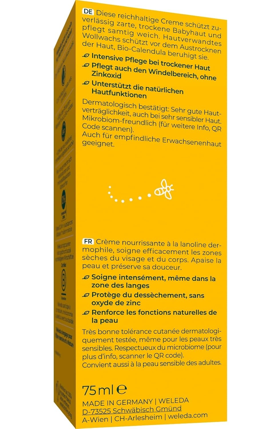 image:imageWELEDA Bio Baby Calendula Pflegecreme Krper amp Gesicht 30ml Naturkosmetik Gesichtscreme Hautcreme mit Sesaml amp Lanolin zur Pflege trockener Haut Babypflege Feuchtigkeitscreme fr Babys amp Kinder75 g 1er Pack