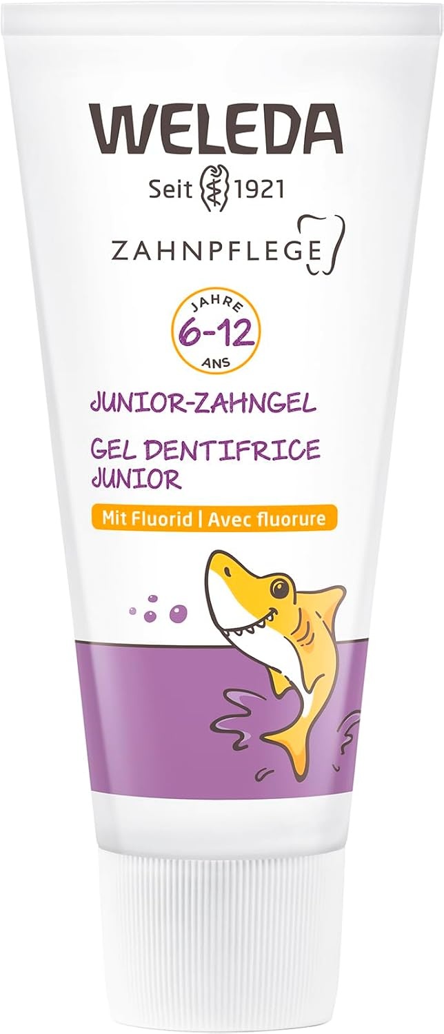 image:imageWELEDA Bio Junior Zahngel mit Fluorid Bio Zahnpasta Zahnpflege vegan 50mlJunior Zahngel