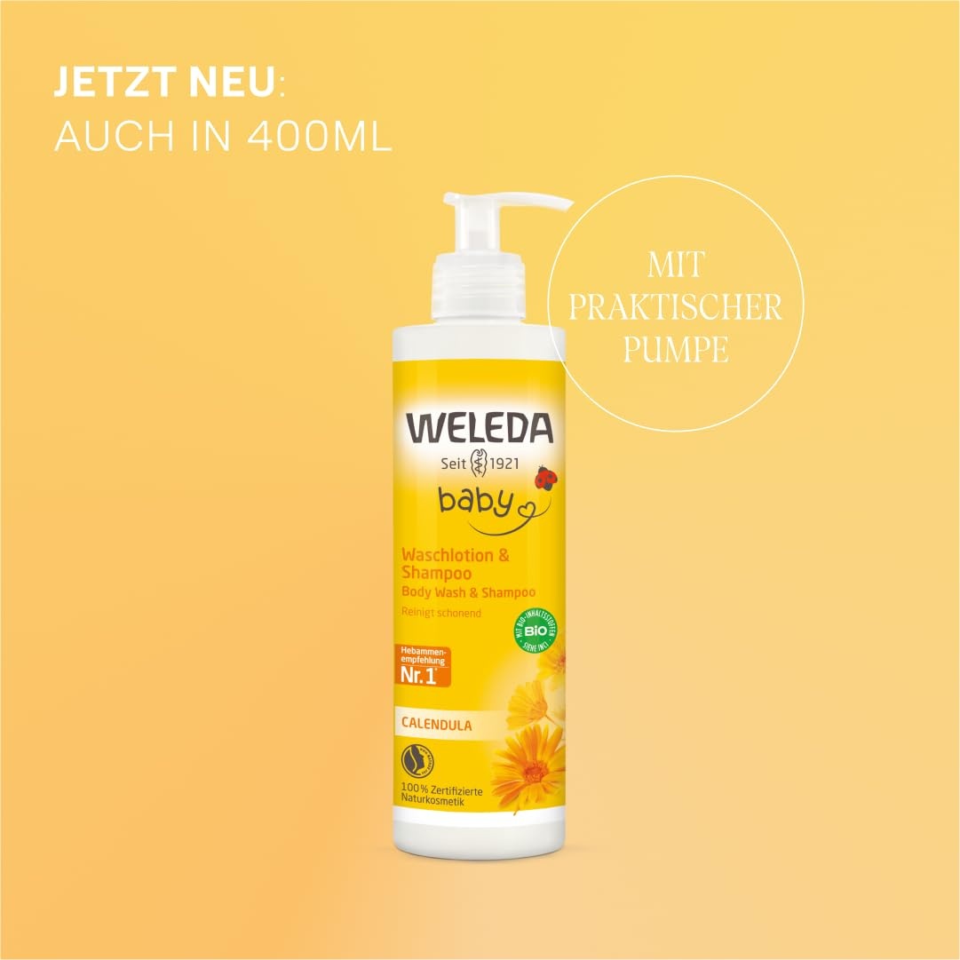 image:imageWeleda Baby Waschlotion amp Shampoo 200 mlBaby Waschlotion 400ml