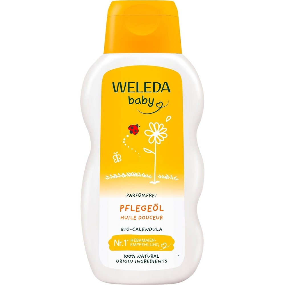 image:imageWELEDA Baby Calendula Pflegel 200ml parfmfrei Babyl Sesaml veganBaby Pflegel