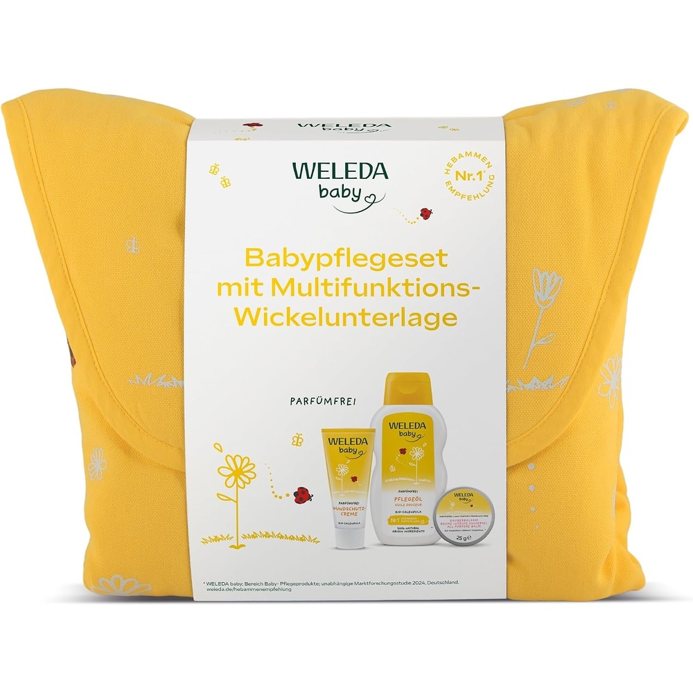 image:imageWELEDA Baby Calendula Pflegel 200ml parfmfrei Babyl Sesaml veganBaby Pflegeset