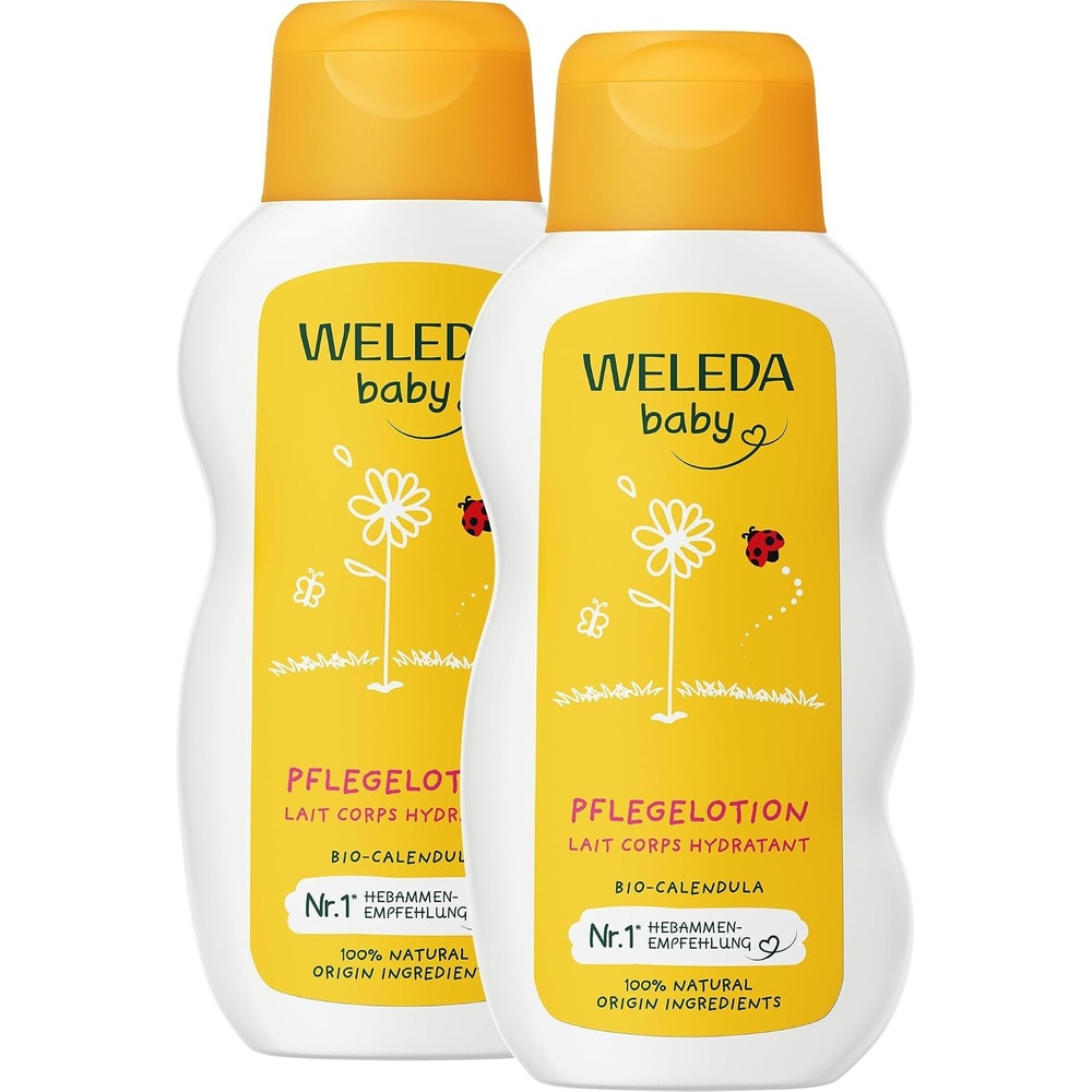 image:imageWELEDA Baby Calendula Pflegemilch 200ml Mandell Bienenwachs Bio Lotion200 ml 2er Pack