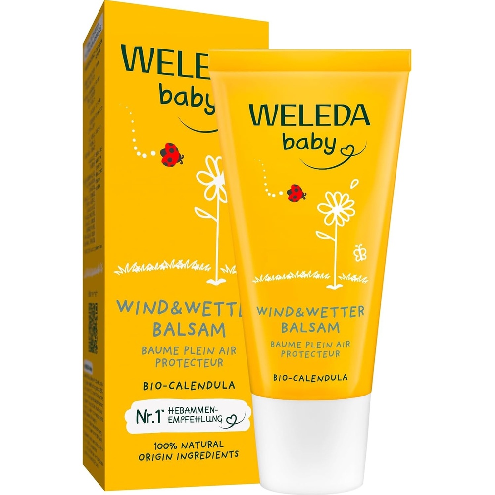 image:imageWELEDA Baby Calendula Wind Wetter Balsam 30ml Gesicht Hand Bio Babycreme