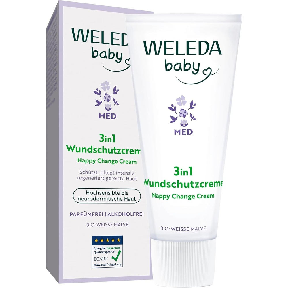 image:imageWELEDA Baby Calendula Wundschutzcreme 75ml parfmfrei Bio Windelcreme50 ml