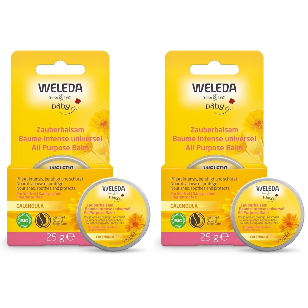 image:imageWELEDA Baby Calendula Zauberbalsam 25g Gesicht Krper Lippen Bio Universal25 g 2er Pack