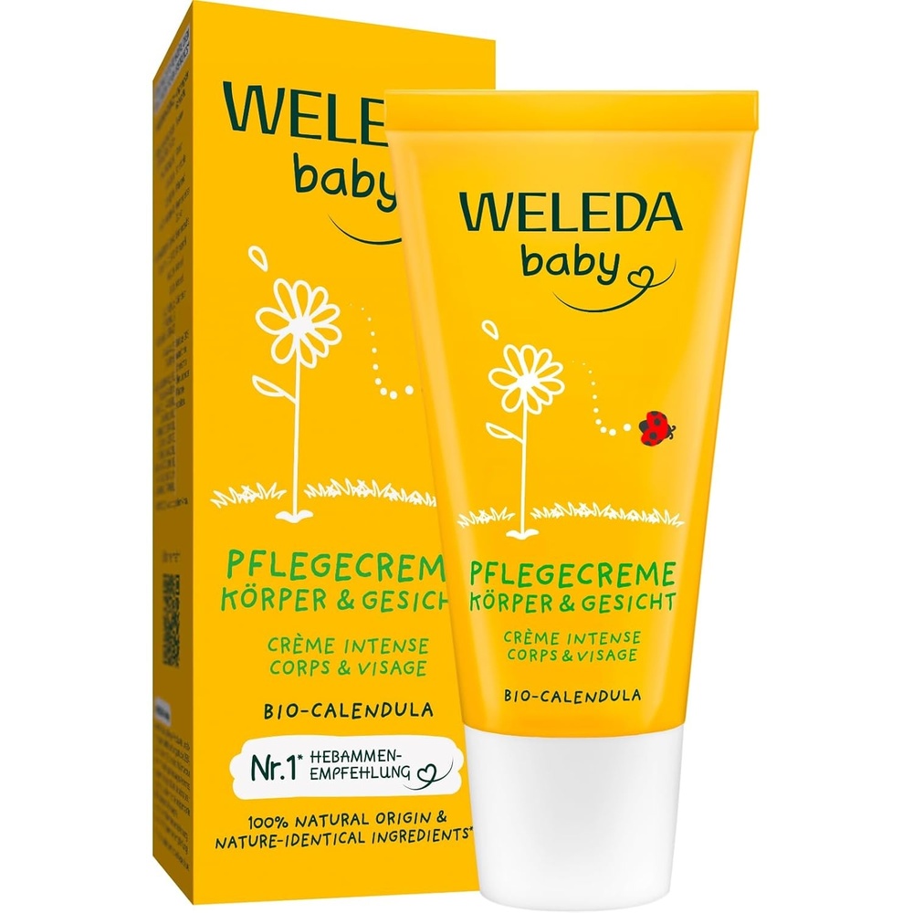 image:imageWELEDA Bio Baby Calendula Pflegecreme Krper amp Gesicht 30ml Naturkosmetik Gesichtscreme Hautcreme mit Sesaml amp Lanolin zur Pflege trockener Haut Babypflege Feuchtigkeitscreme fr Babys amp Kinder30 ml 1er Pack