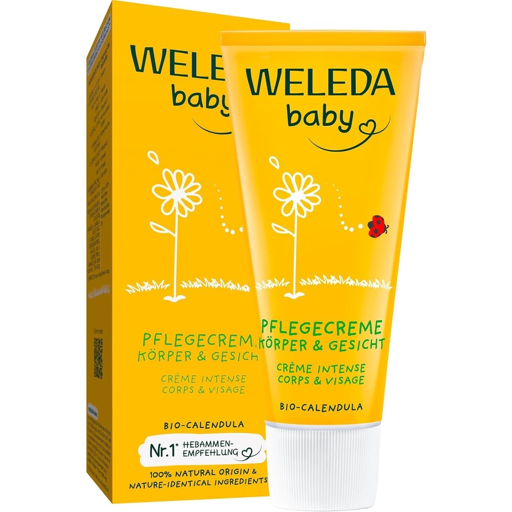 image:imageWELEDA Bio Baby Calendula Pflegecreme Krper amp Gesicht 30ml Naturkosmetik Gesichtscreme Hautcreme mit Sesaml amp Lanolin zur Pflege trockener Haut Babypflege Feuchtigkeitscreme fr Babys amp Kinder75 g 1er Pack