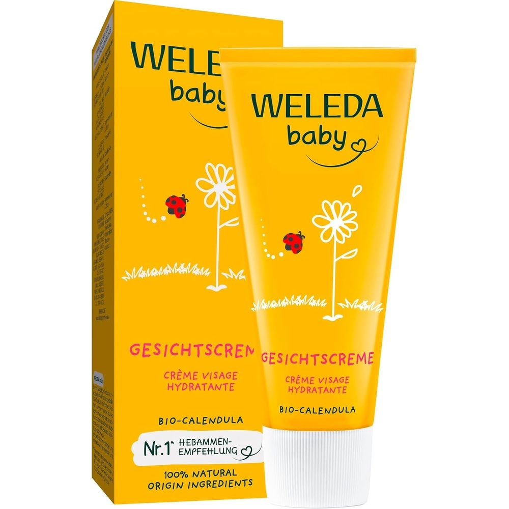 image:imageWeleda Baby Calendula Gesichtscreme 50 ml spendet Feuchtigkeit veganBaby Gesichtscreme