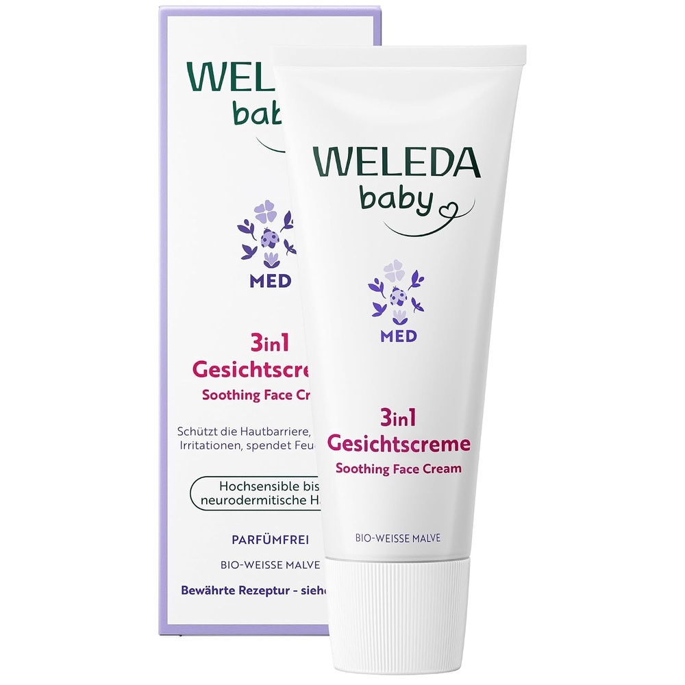 image:imageWeleda Baby Calendula Gesichtscreme 50 ml spendet Feuchtigkeit veganBaby Med Gesichtscreme