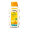 WELEDA Bio Baby Calendula Cremebad – veganer Naturkosmetik Badezusatz mit Mandelöl & Sesamöl pflegt die Haut & schützt sie vor dem Austrocknen. Baby Bad ohne Tenside für Babys & Kinder (1x 200ml)(Calendula Cremebad)