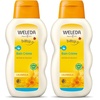 WELEDA Bio Baby Calendula Cremebad – veganer Naturkosmetik Badezusatz mit Mandelöl & Sesamöl pflegt die Haut & schützt sie vor dem Austrocknen. Baby Bad ohne Tenside für Babys & Kinder (1x 200ml)(Calendula Cremebad)
