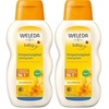 WELEDA Bio Baby Calendula Entspannungsbad – Naturkosmetik Badezusatz mit Bio Thymian pflegt die Haut & fördert einen ruhigen Schlaf. Baby Bad ohne Tenside für Babys & Kinder (vegan, 200ml)(200 ml (2er Pack))