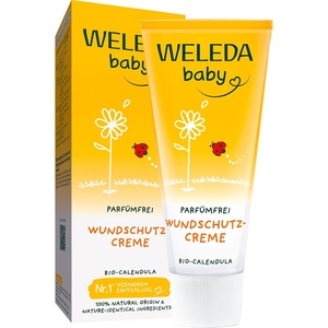 WELEDA Baby Calendula Wundschutzcreme 75ml parfümfrei Bio Windelcreme(1 x 75 ml)