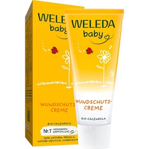 WELEDA Baby Calendula Wundschutzcreme 75ml parfümfrei Bio Windelcreme(75 ml (1er Pack))