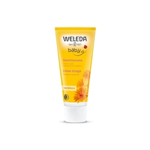 WELEDA Bio Baby Calendula Pflegecreme Körper & Gesicht 30ml – Naturkosmetik Gesichtscreme / Hautcreme mit Sesamöl & Lanolin zur Pflege trockener Haut. Babypflege Feuchtigkeitscreme für Babys & Kinder(50 ml (1er Pack))