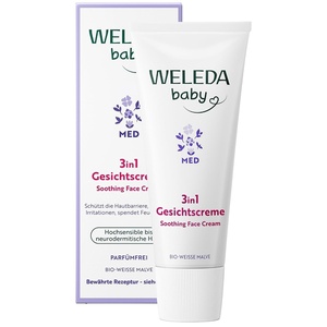 Weleda Baby Calendula Gesichtscreme 50 ml spendet Feuchtigkeit vegan(Baby Med Gesichtscreme)