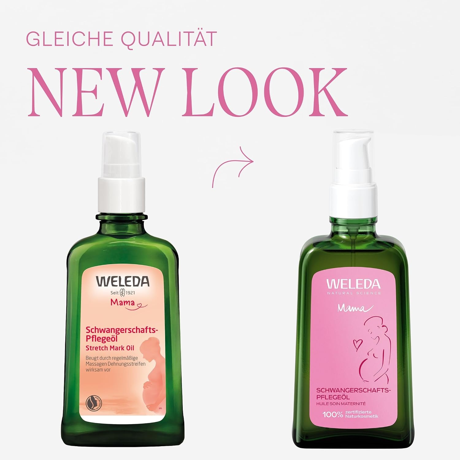 image:imageWELEDA Bio Mama Schwangerschaftsl Naturkosmetik Babybauch Massagel zur Dehnungsstreifen Vorbeugung Hautpflege Schwangerschaft Narbenl mit Jojobal verbessert die Hautelastizitt vegan 100mlSchwangerschaftsl